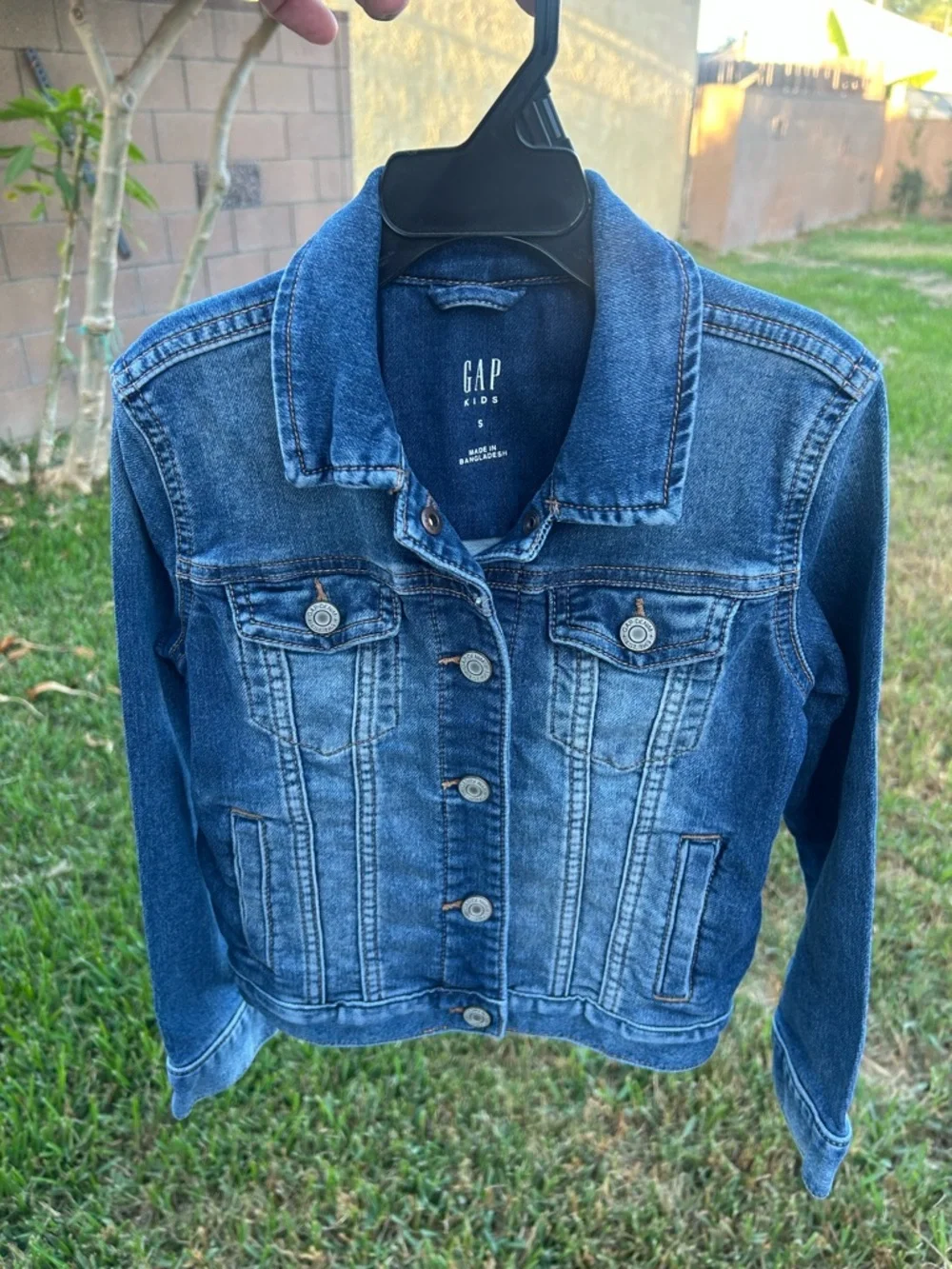 GAP Kids Blue Denim Jacket - Button Front